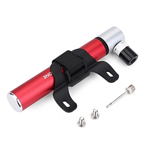 Pompe da bici : LetCart Pompa per Bici - Mini Pompa per gonfiaggio per Bicicletta Portatile Pressione della Mano per Pneumatici da Ciclismo(Rosso)