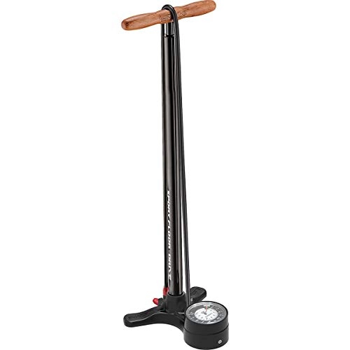 Pompe da bici : LEZYNE Sport Floor Drive Tall-manomètre 3 5 Pompa a Piede Unisex Adulto, Black / Hi-Gloss