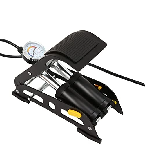Pompe da bici : Mexital, pompa a pedale con manometro, pompa a pedale in alluminio, con adattatore per auto, bicicletta, palloni sportivi, scooter e giocattoli, ecc