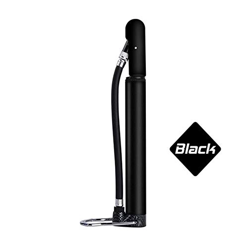 Pompe da bici : MINGDIAN FH Pompa per Bicicletta Ultraleggera in Lega di Alluminio 100PSI Pompa A Pedale per Bici Pompa per Bici da Ciclismo MD-DQT (Color : Black)