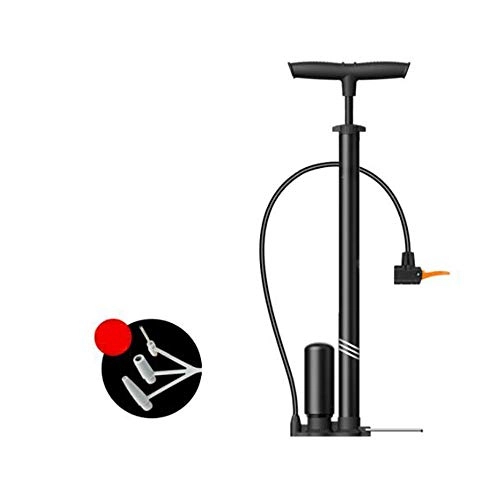 Pompe da bici : Pompa for bicicletta, tubo gonfiabile for bicicletta portatile ad alta pressione for uso domestico, tubo gonfiabile for pallacanestro pneumatico, adatto for pompa ad aria negli Stati Uniti, in Francia