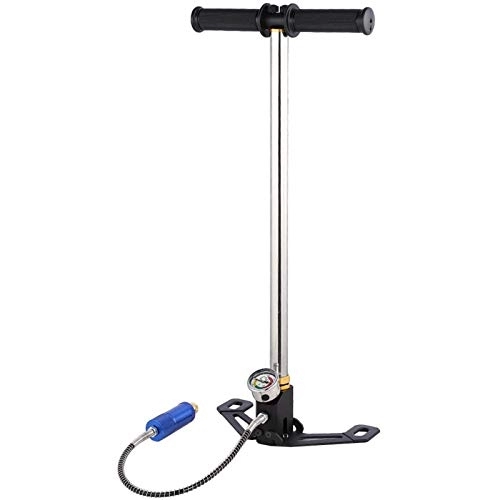 Pompe da bici : Pompa Manuale 65 × 18 × 6 Pompa Manuale Ad Alta Pressione Gonfiatore Portatile con Manometro per Immersione con Bombola di Ossigeno