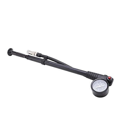 Pompe da bici : Pompa per bicicletta, valvola a pulsante per pompa d'urto per forcella anteriore per tubo sedile a pressione