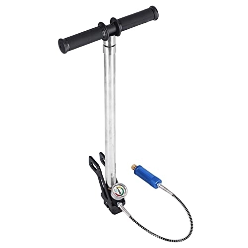 Pompe da bici : Pompe manuali PCP, pompa ad alta pressione a 4 stadi 4500psi risparmio di manodopera accurato con manometro per materassino gonfiabile