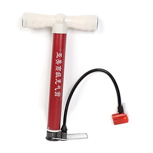 Pompe da bici : Ruilogod Bici bicicletta ciclismo portatile bianco rosso pompa pompa pneumatico pneumatico