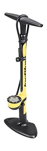 Pompe da bici : Topeak Joe Blow Sport III, pompa da pavimento, colore giallo.