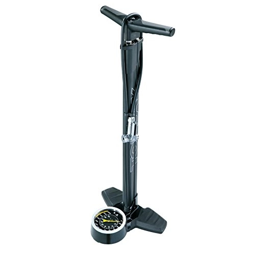 Pompe da bici : Topeak JoeBlow Ace DX Standpumpe Fahrrad Manometer Luftpumpe 18 Bar Sclaverand Dunlop Schrader Ventil, TJB-ACE-DXT