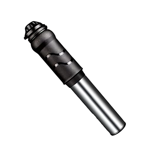 Pompe da bici : UIKEEYUIS Pompa dell'aria del dispositivo di gonfiaggio di lavorazione del rack di installazione del gonfiatore manuale, D'argento