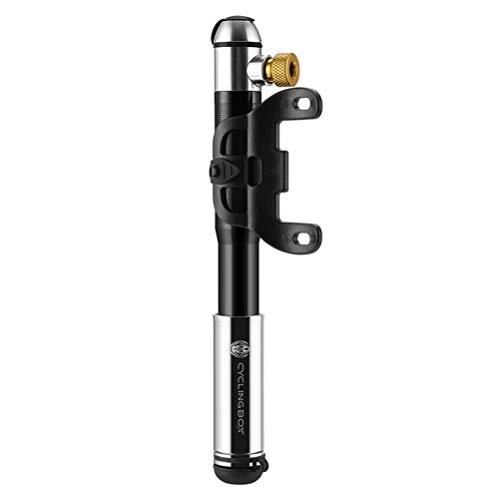 Pompe da bici : Unomor Mini pompa ad aria per bicicletta, pompa di gonfiaggio in lega di alluminio, per uso domestico