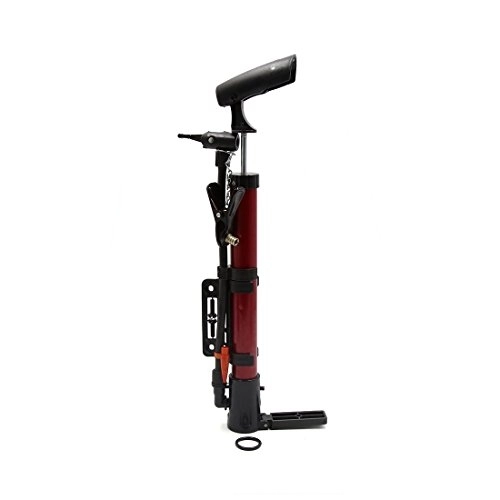 Pompe da bici : XENITE Gonfiatore for pompa ad aria for pneumatici in lega di alluminio rosso portatile for bici da bicicletta Gonfiabile