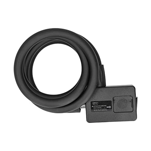 Bike Lock : 01 02 015 Electric Bike Lock, 3 Unlocking Methods Remote Unlock IP65 Fingerprint Bike Lock Fingerprint with USB Cable for Traveling for Cycling