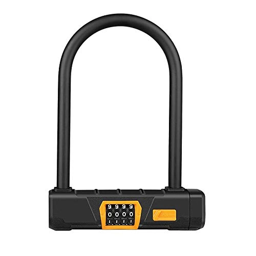 Bike Lock : 1Pc 4 Digital Codes Resettable Combination Cycling Cable Lock Bicycle Chain Lock Bike Lock