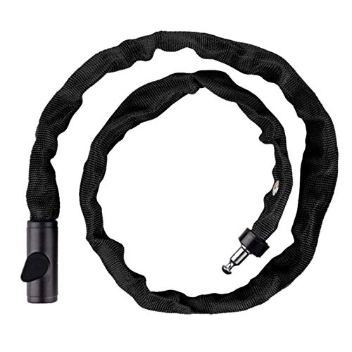 Bike Lock : 1pcs bicycle chain lock 900mm with key for mountain bike electric bicycle motorcycle anti-theft bicycle lock bicycle