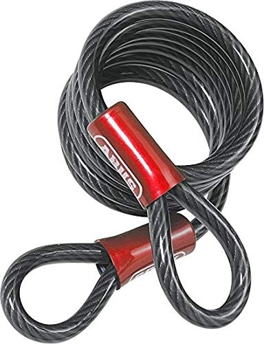 Bike Lock : 3XCoil Cable Single - Black, 185cm
