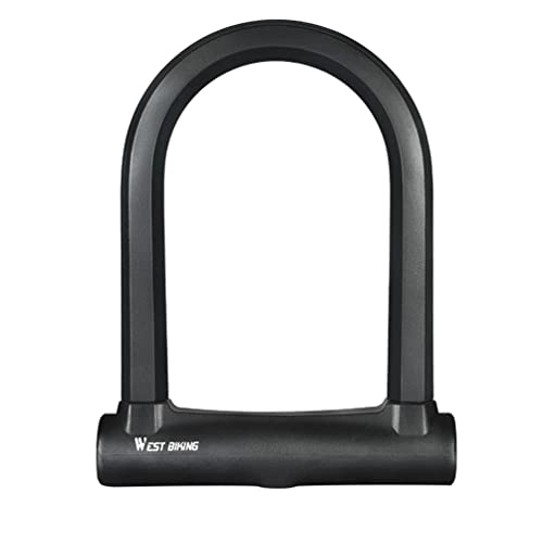 Bike Lock : ABOOFAN Heavy Duty U Lock Bike Lock Anti Theft Bike Lock U Shped Bicycle Lock Security Bike Accessories (Black)