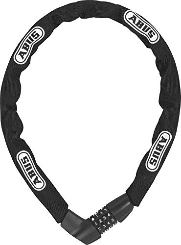 Bike Lock : Abus 1385 Combination Chain - Black, 85cm