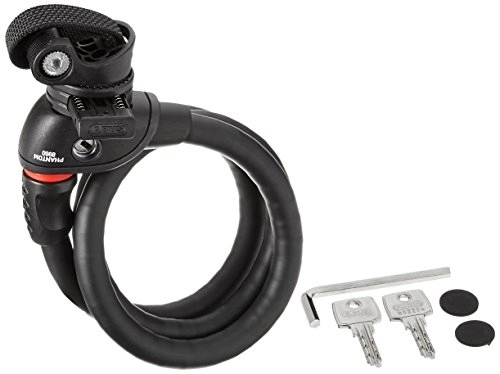 Bike Lock : ABUS 396809 - 8960 / 85+TexFL Cable blindado articulado Steel-O-Flex Phantom + TexFL