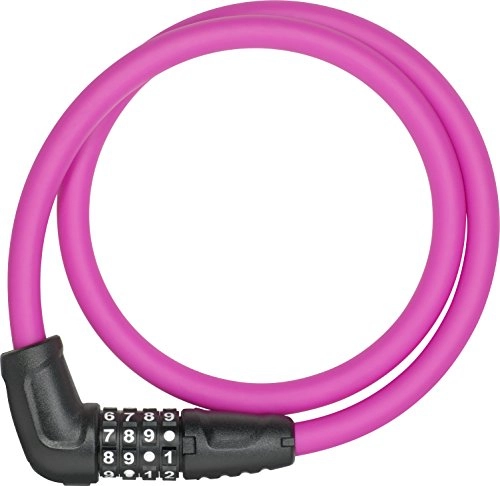 Bike Lock : ABUS 5412C / 85 / 12 PK Padlock, Pink, One Size