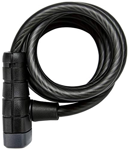 Bike Lock : ABUS 5510K SCLL Spiral Cable Lock, Black, 180 cm
