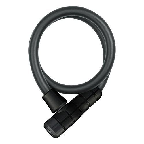 Bike Lock : ABUS 6415K Scmu Cable Lock, Black, 85 cm