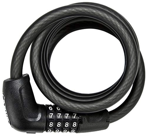 Bike Lock : Abus, 6512C SCLL Unisex Adulto, Black, 180 cm