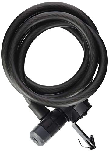Bike Lock : ABUS 6512K SCLL Spiral Cable Lock, Black, 180 cm