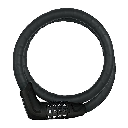Bike Lock : ABUS 6615C Tresor 6615C / 120 / 15 BK, Black, 120 cm