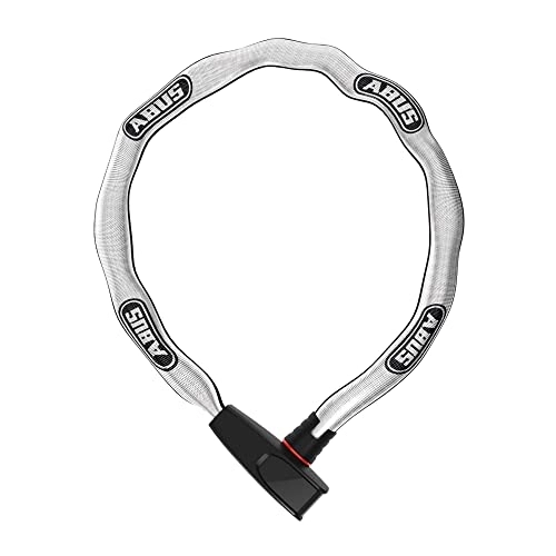 Bike Lock : ABUS 69105 Catena 6806K Chain Locks, Grey (Reflective), 110 cm