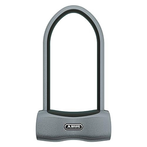 Bike Lock : ABUS 770A SmartX Bicycle Lock with Bluetooth and Alarm (100 db) - iOS & Android - Security Level 15, Unisex - Adults, Black with USKF holder., HB230