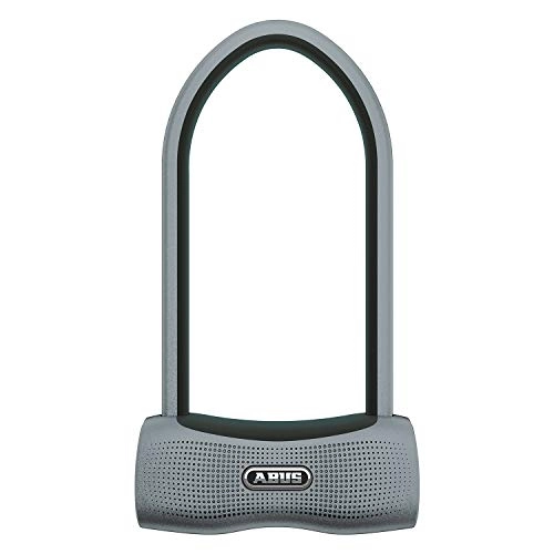 Bike Lock : ABUS 770A SmartX Bicycle Lock with Bluetooth and Alarm (100 db) - iOS & Android - Security Level 15, Unisex - Adults, Black with USKF holder, HB300