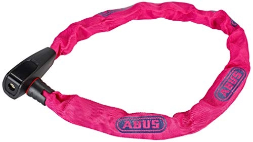 Bike Lock : ABUS Catena 6806K / 75 Neon Pink Bicycle Lock with Plastic Coating – Security Level 6 – 75 cm – 82512 – Pink