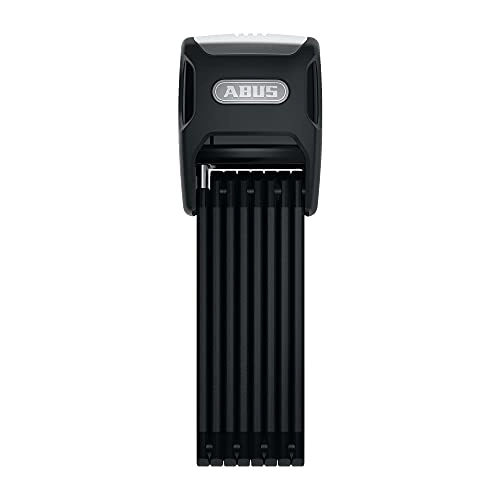 Bike Lock : ABUS foldable Lock Bordo Big Alarm 6000A / 120 SH, Bracket, Hardened Steel Bike Lock, Warning Tone, ABUS Security Level 10, 120 cm, Black