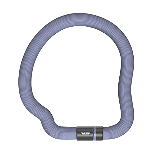 Bike Lock : ABUS Goose Lock chain lock - bendable, rattle-free bicycle lock made of hardened steel - 6 mm thick - 110 cm long - with key - ABUS security level 7 - blue