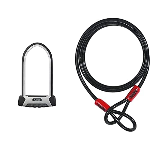 Bike Lock : Abus Granit XPlus 540 U-Lock 160HB300 Anti-Theft, 300 mm + Eazy KF & Cobra Cable