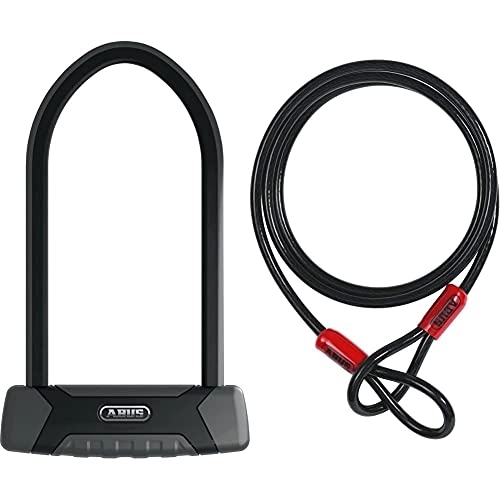 Bike Lock : Abus Granit XPlus 540 U-Lock 160HB300 Anti-Theft, 300 mm + USH540 & Cobra Cable