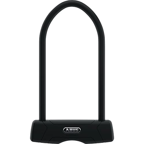 Bike Lock : ABUS Granite 460 U-Lock + SH B Bracket - Bicycle Lock with 12 mm Thick Round Shackle and Reversible Key - ABUS Security Level 9-230 mm Shackle Height