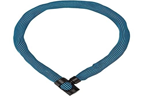 Bike Lock : ABUS Ivera Chain 7210 / 110 Diving Blue – Lucchetto per bicicletta con rivestimento in fibra sintetica – Livello di sicurezza 8 – 110 cm – 87784 – Blu