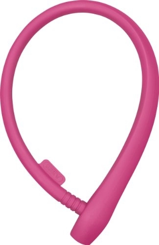 Bike Lock : ABUS Men's Kabelschloss Ugrip Cable 560 / 65 Padlock, pink, 65cm / 8mm