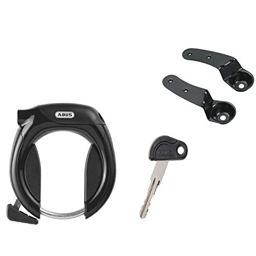 Bike Lock : Abus Pro Tectic 4960 LH NKR Frame Lock black nike bicycle key set carrying