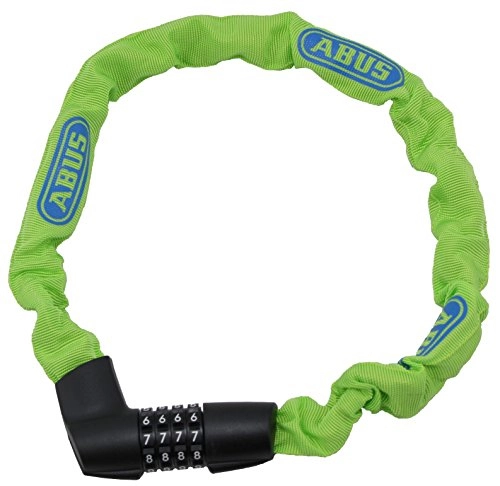 Bike Lock : ABUS Unisex - Adult 1385 / 75 Safe Bicycle Lock Green, 75 cm