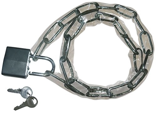 Bike Lock : Add One Lock with Padlock Chain 90 cm