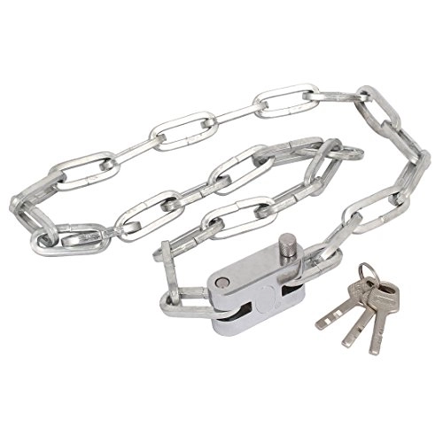 Bike Lock : Aexit Cycling Bike Bicycle security Chain Lock Padlock 100cm Length w Keys (cf493cc7827d370d3740222fde9d0a70)