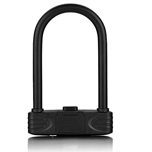 Bike Lock : Aimmer Bold steel lock, U-type password lock, car lock, bicycle code lock, motorcycle code lock, electric car anti-theft password lock black
