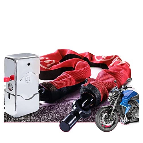 Bike Lock : ALXDR Bike Lock Motorcycle Chain Locks Heavy-Duty 4Ft 10MM Anti Theft Security Chain Cable Lock Kit