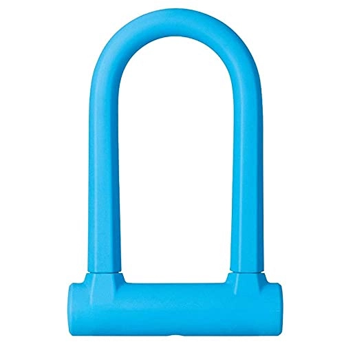 Bike Lock : Anti-theft Road Mountain Bike Lock Cycling U-Locks Bicycle Lock Double Open For Locking Your Bike Up Safely, Blue, One Size