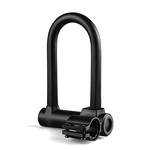 Bike Lock : Anti-theft U Lock Bike MTB Road Bicycle Lock Bike Lock Cycling Accessories Heavy Duty Steel Security Bike Cable U Lock Set, A