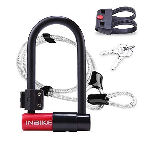 Bike Lock : Ariyalk Bicycle lock / U-lock / steel cable lock / silicone lock set / anti-hydraulic shear