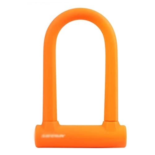 Bike Lock : ARTREP Locks Bicycle U-lock 7.6inx5in, Weighs Only 760 Grams And Is Silicone-coated, For Road Bikes, Motorcycle, Shop Doors Anti-theft protection