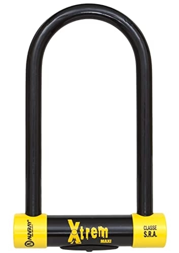 Bike Lock : AUVRAY Bike Lock, Heavy Duty Chain, Anti Theft Lock, 3 Keys 18mm Bike Chain U Lock, Hardened Steel Shackle, Designed for Bicycles, Motorcycles, and Scooters.