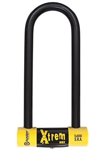 Bike Lock : Auvray U-Lock Xtrem Bike Ø16 80 x 250 (SRA Certified) Adult Unisex, Black, One Size